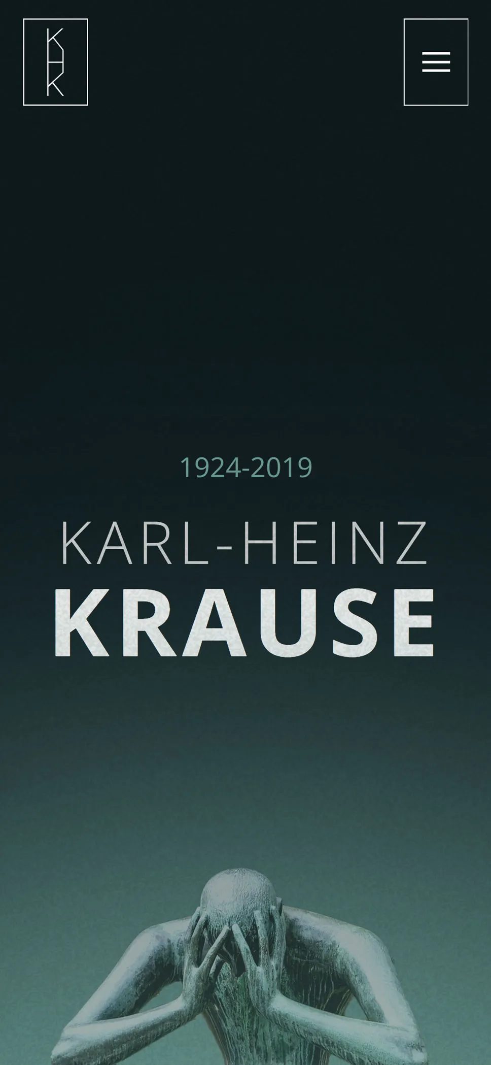 Screenshot von Karl-Heinz Krause Webseite