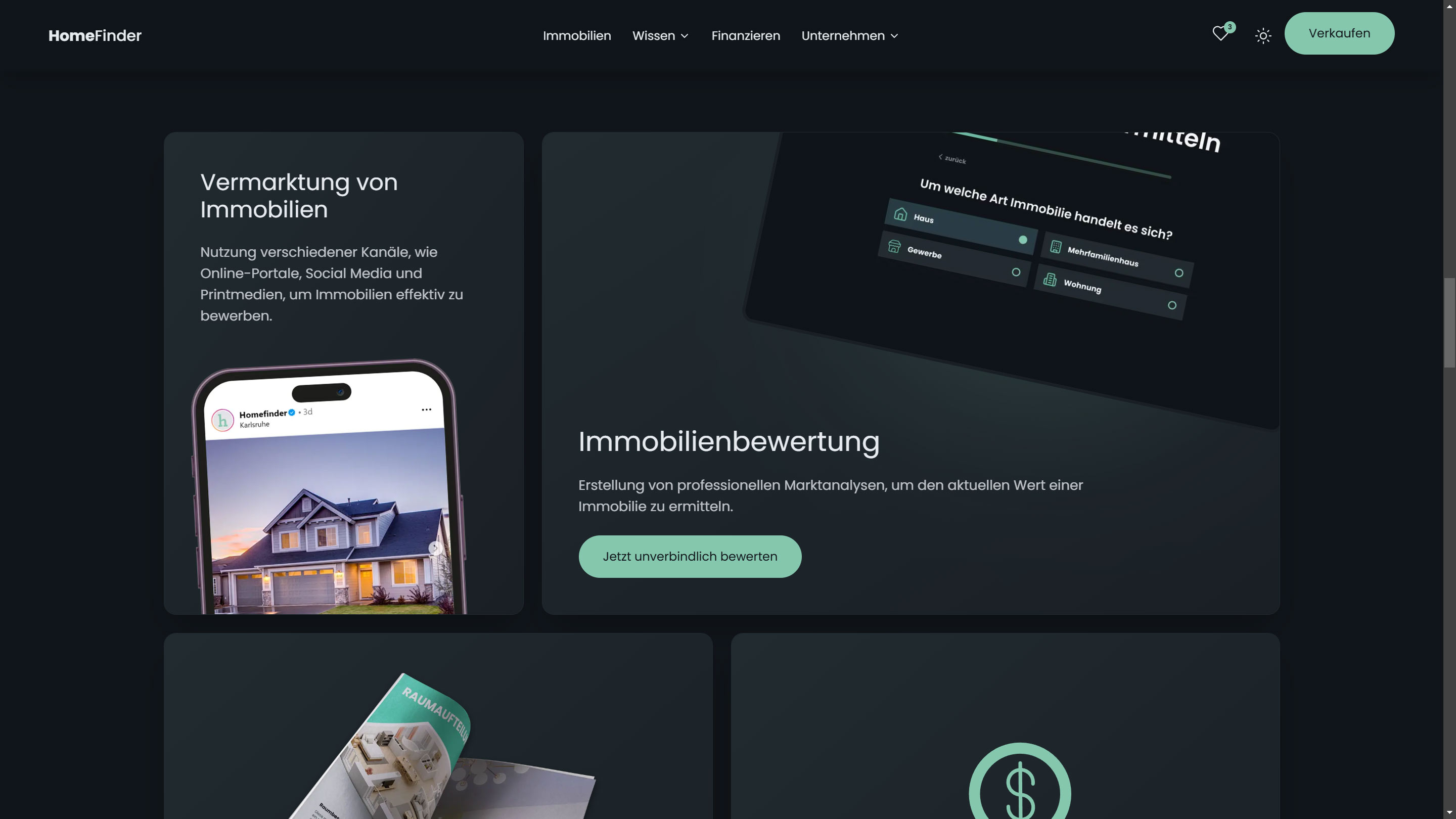 Hero Screen der Alle Farben Wein Webseite